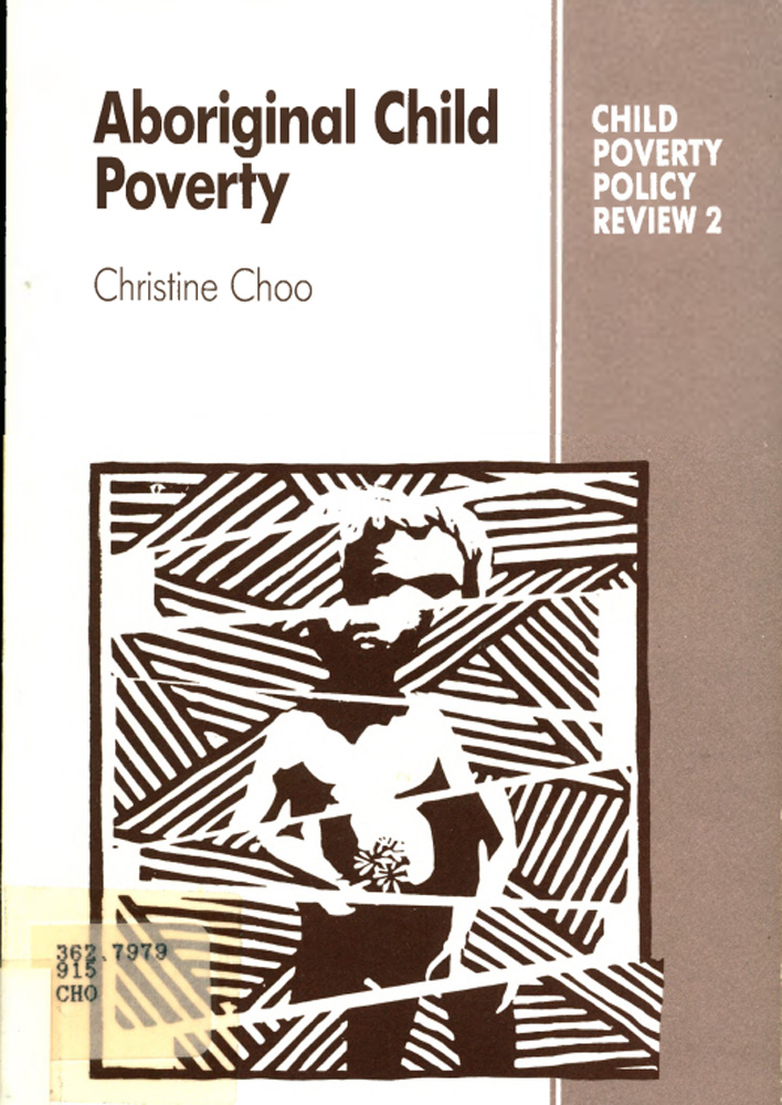 This is an image of the front cover of the report called Aboriginal Child Poverty.